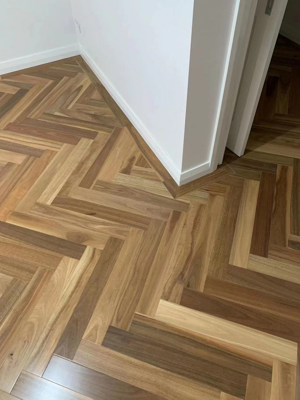 Engineered Spotted Gum Herringbone SG4304