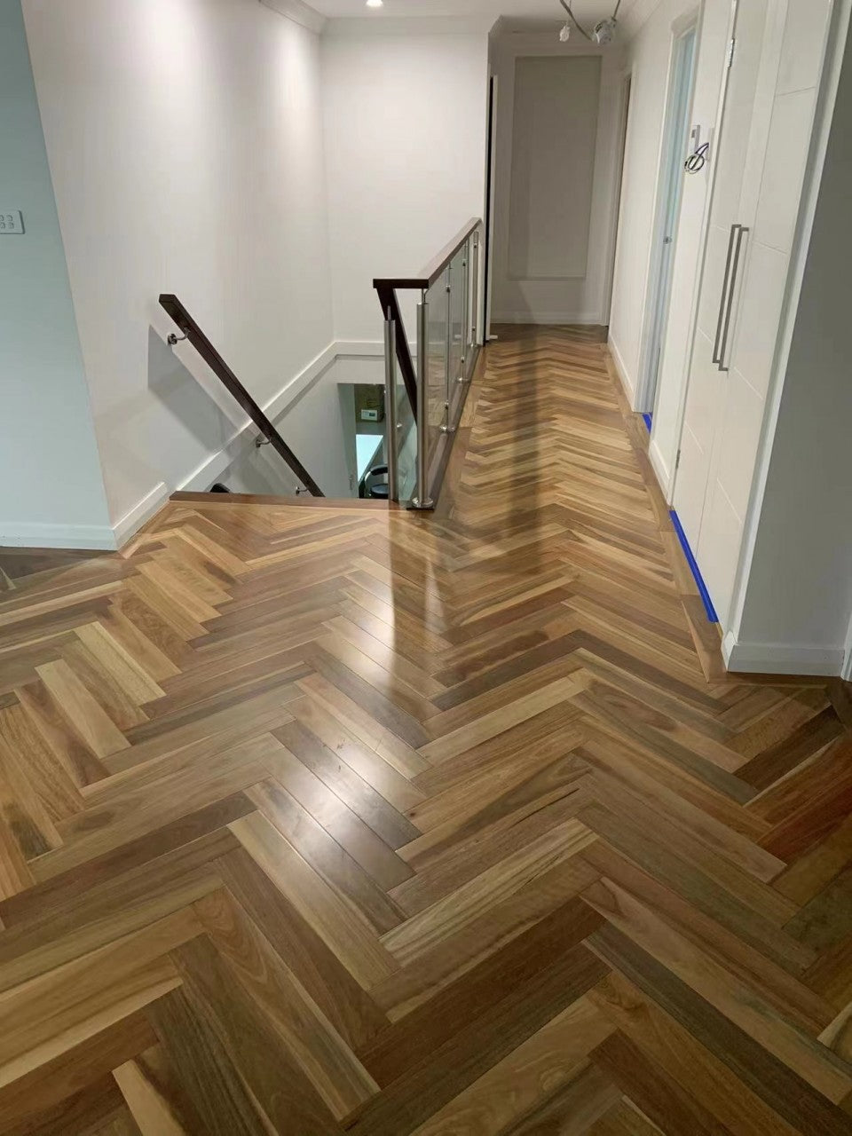 Engineered Spotted Gum Herringbone SG4304